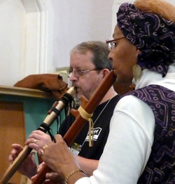 Terry and Kathleen Duet at Flute Haven 2009